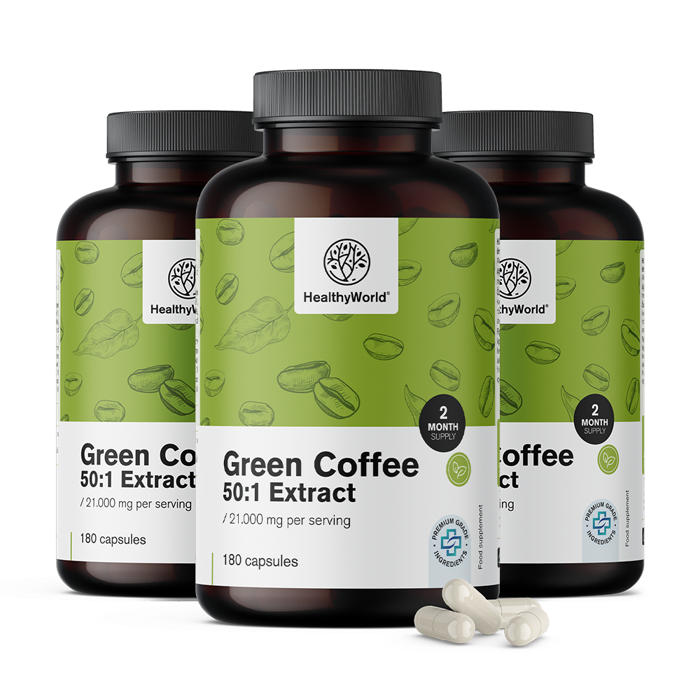 Groene koffie-extract