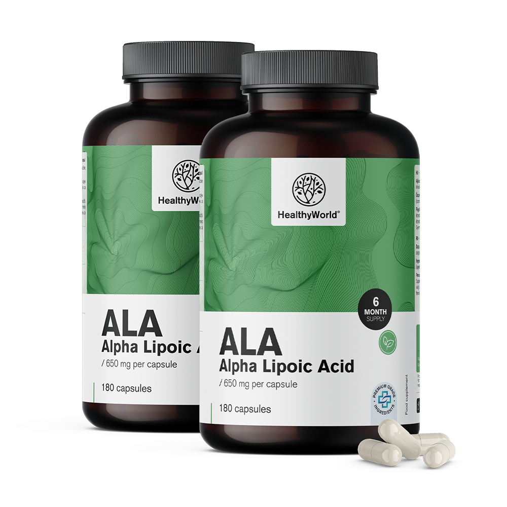 ALA – alfa-liponzuur 650 mg
