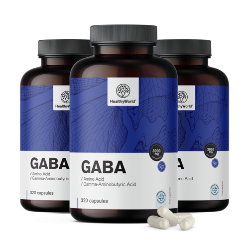 3x GABA 3000 mg, totaal 960 capsules