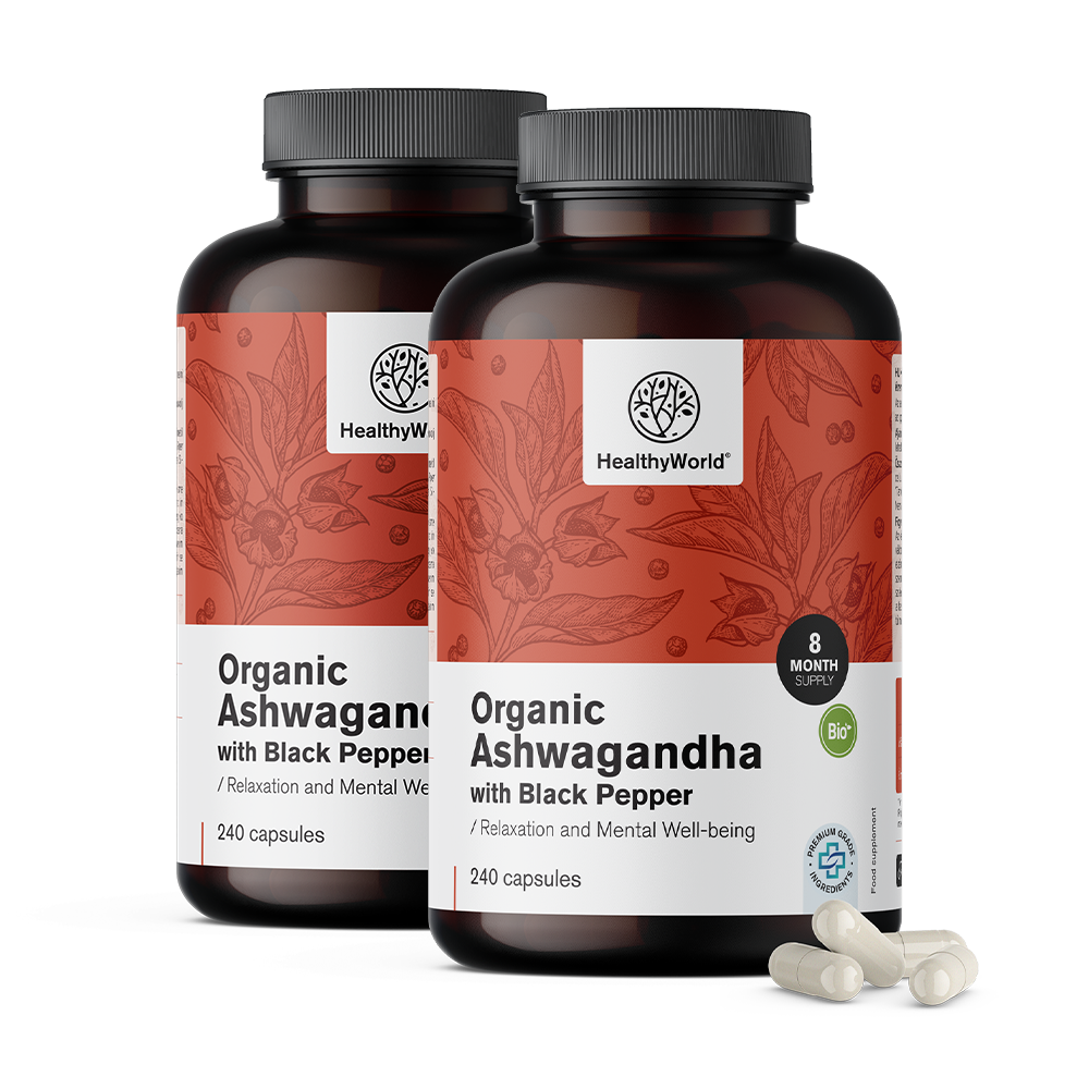 BIO Ashwagandha met zwarte peper