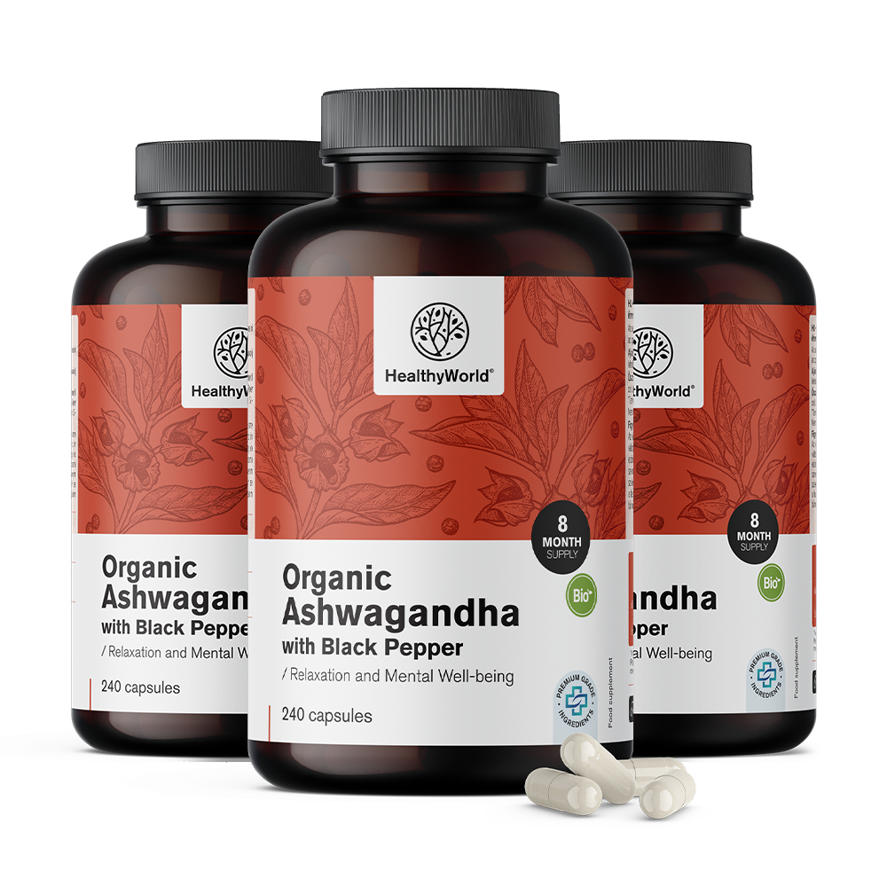BIO Ashwagandha met zwarte peper