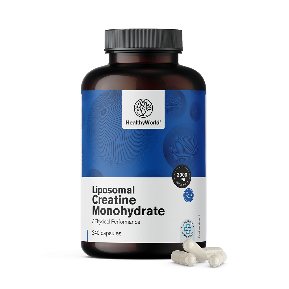 Liposomaal creatine monohydraat 3000 mg.