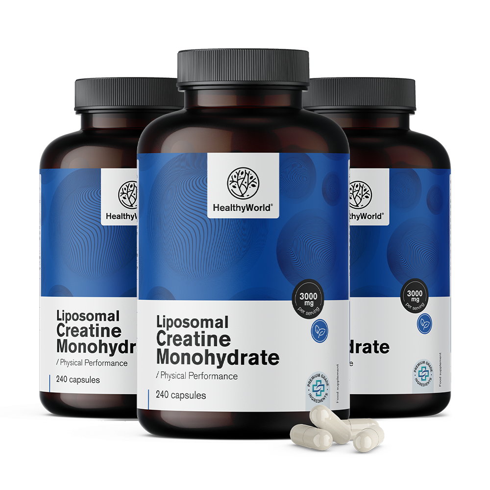 Liposomaal creatine monohydraat 3000 mg.