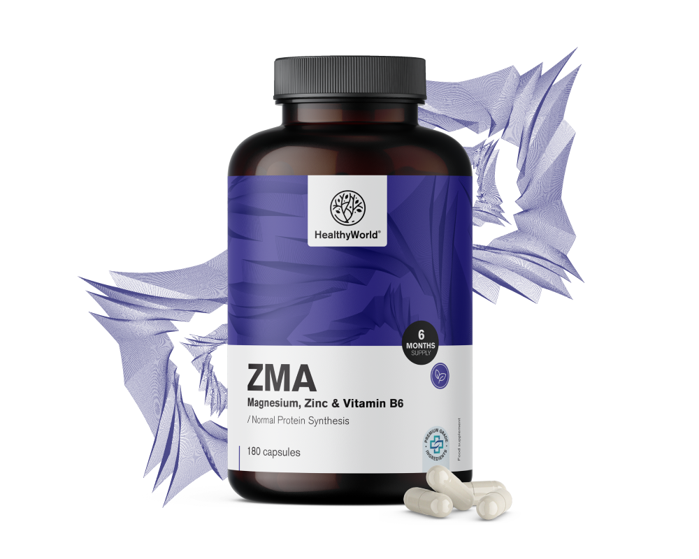 ZMA – magnesium, zink en B6