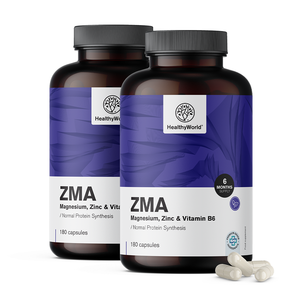 ZMA – magnesium, zink en B6