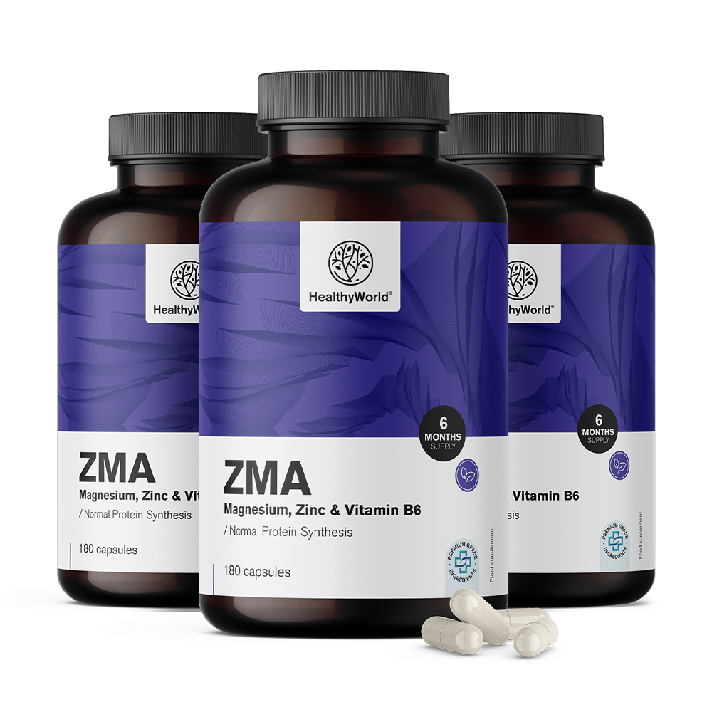 ZMA – magnesium, zink en B6
