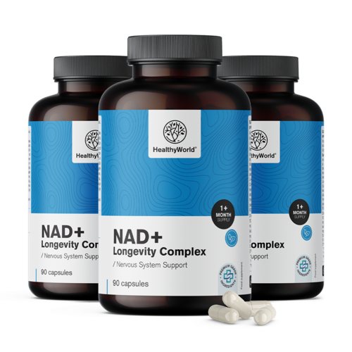 3x NAD+ Longevity Complex, totaal 270 capsules