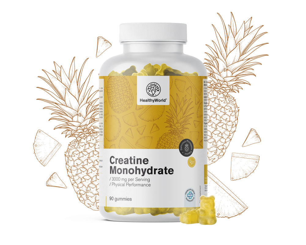 Creatine monohydraat 3000 mg – ananas