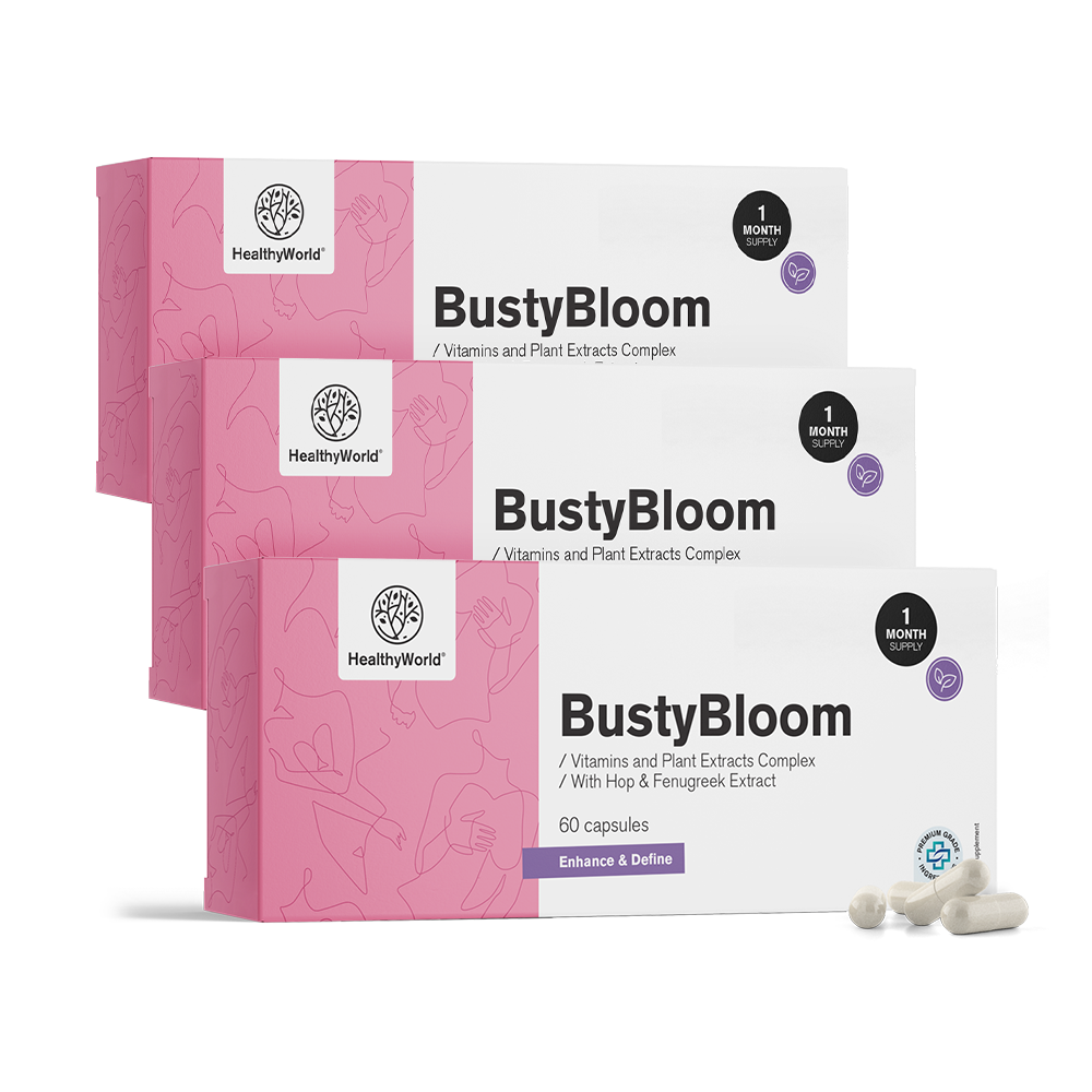 BustyBloom - complex van vitaminen en plantaardige extracten.