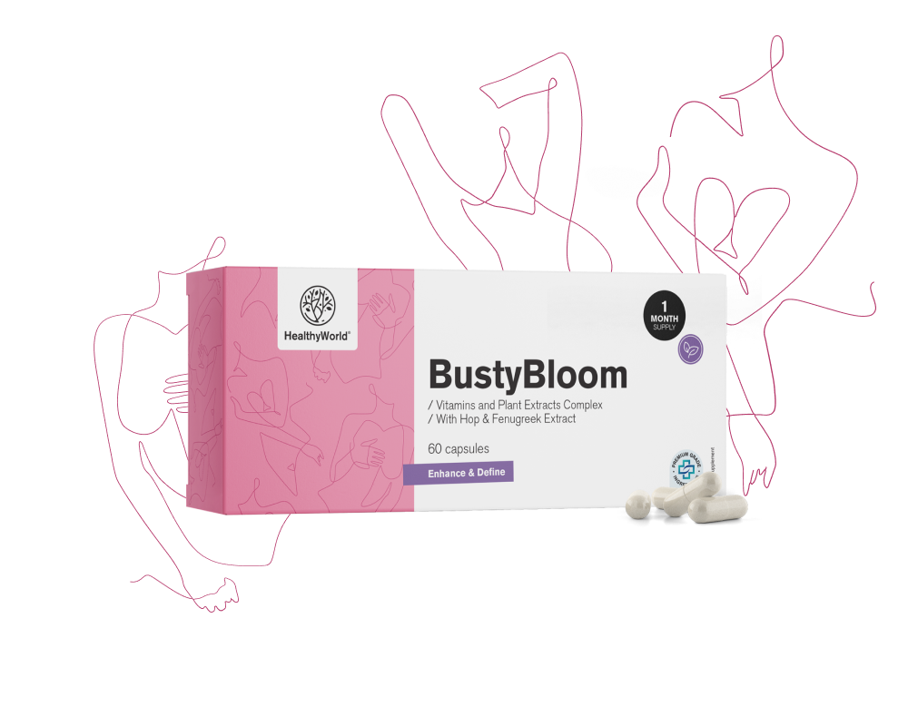 BustyBloom – complex van vitamines en plantenextracten