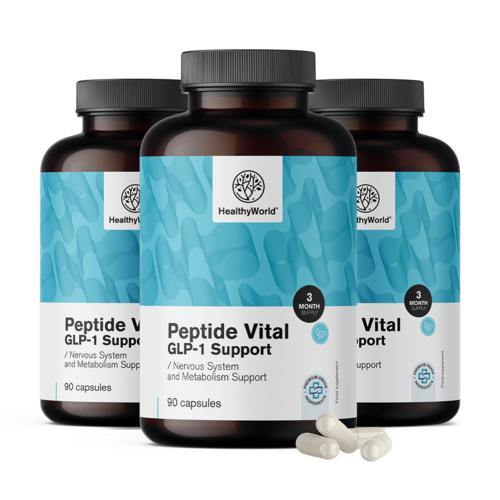 3x Peptide Vital, GLP-1 complex, totaal 270 capsules