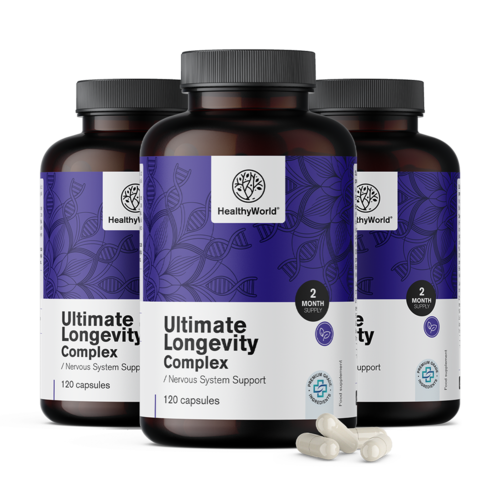 3x Ultimate Longevity Complex, totaal 360 capsules
