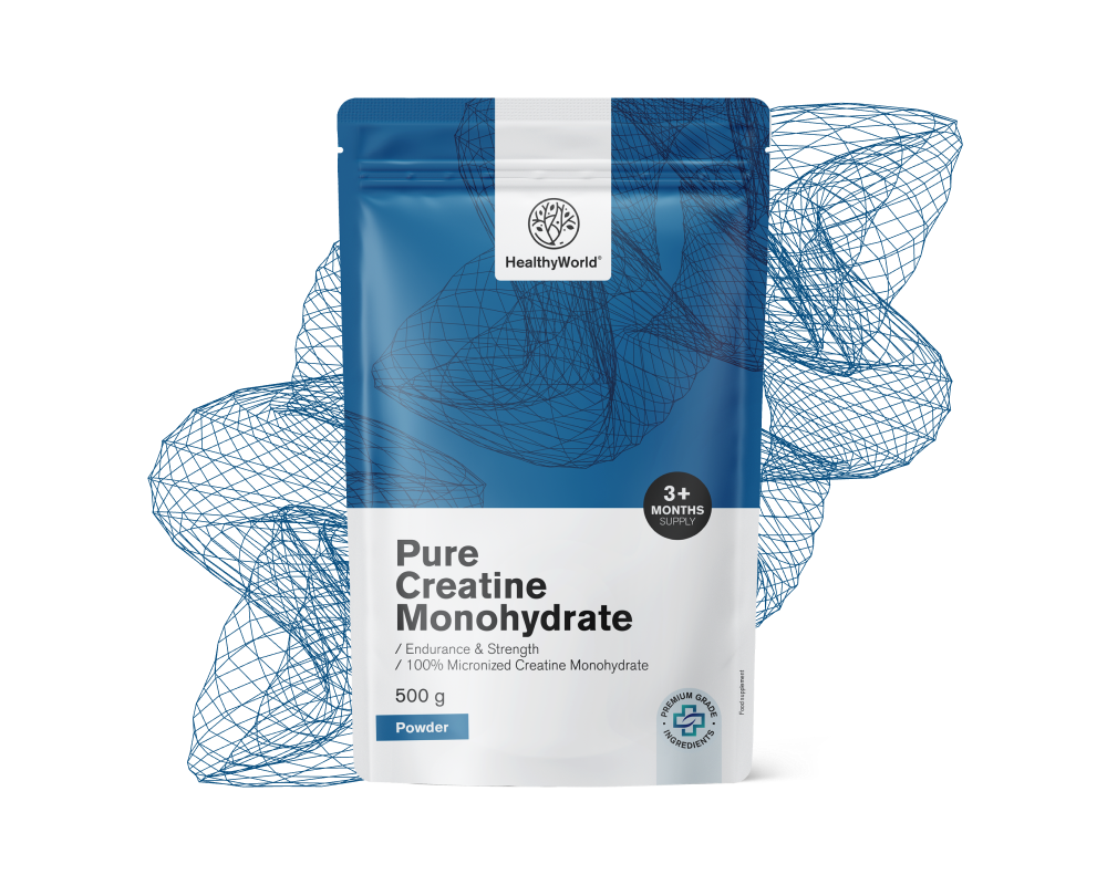 Pure creatine monohydraat in poedervorm