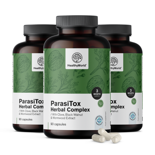 3x ParasiTox – kruidencomplex, totaal 270 capsules